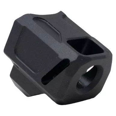 Faxon Firearms EXOS-553 - Compensator, 9MM, Fits Glock 17/19/34, Black