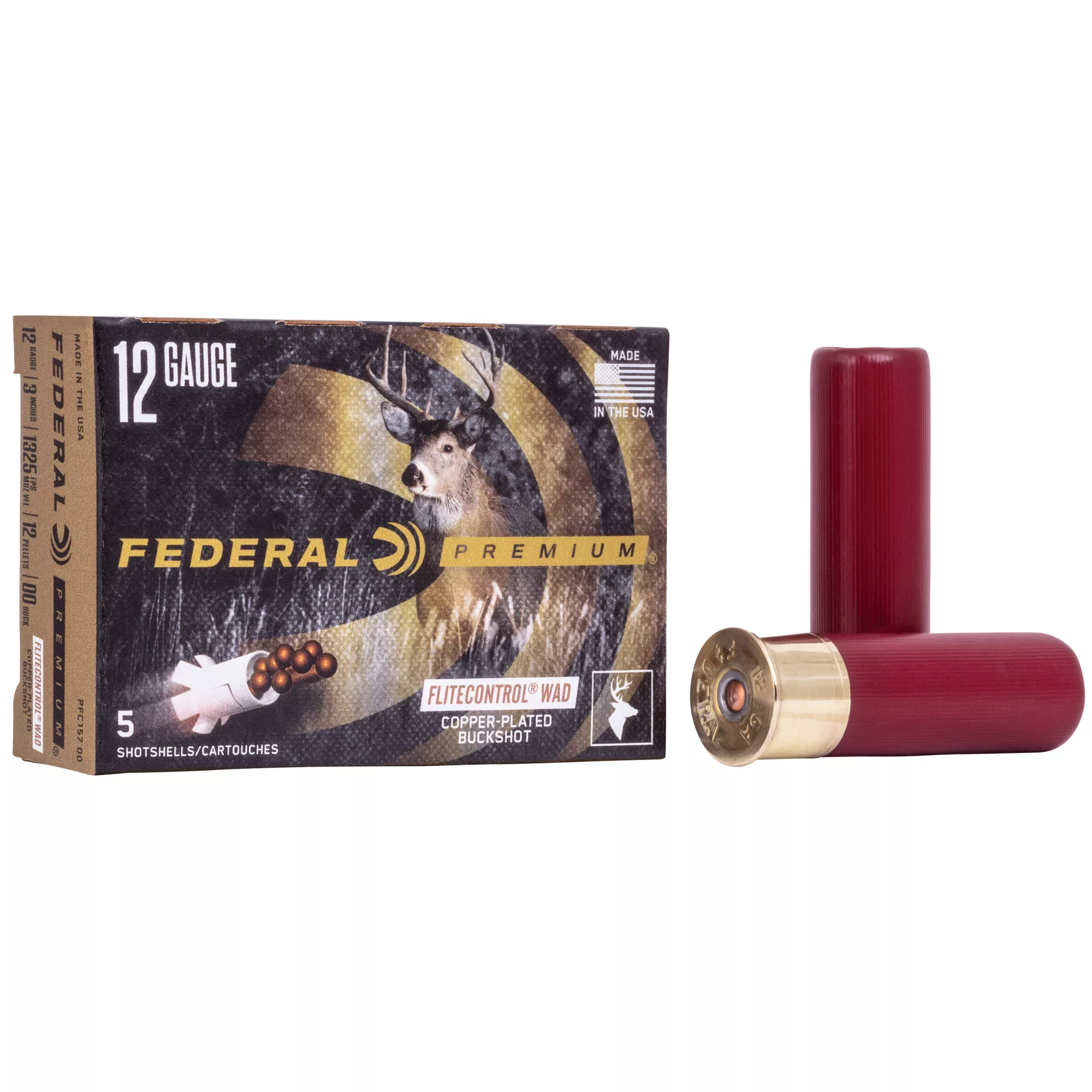 FED FLT CTRL 12GA 3″ 00 BCK 5/250