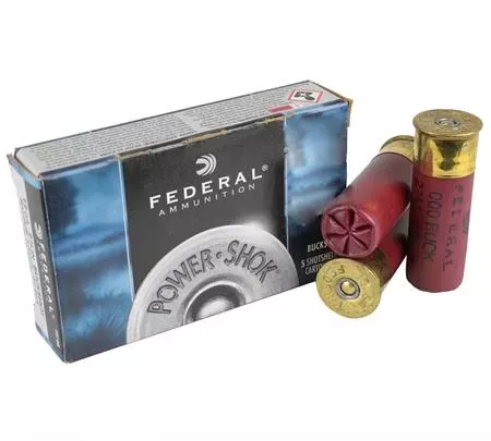 Federal 12ga 000 Buck 70mm 5 Rounds
