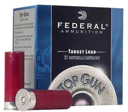 Federal Ammunition TG12175 Top Gun 12 Gauge 2.75″ 1 oz 1180 fps 7.5 Shot Shotgun Ammo – 25 Rounds – TG12175
