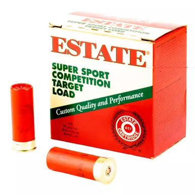 Federal Estate, Super Sport, 12 Gauge 2.75", #8, 1-1/8 oz, 25 Round Box SS12L8