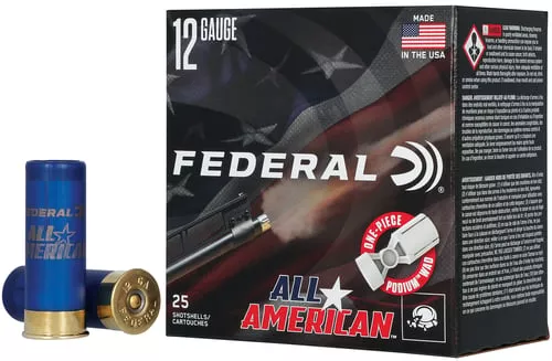 Federal FAA12HC8 All-American12Gauge 2.75″ 1 1/8oz 8Shot 25 Per Box/10 Case