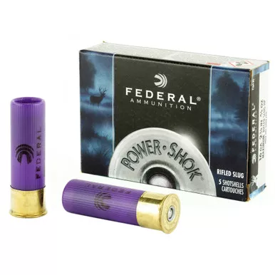 Federal Federal PowerShok 16 Gauge 2.75" Magnum Rifled Slug – Reliable Hunting Ammo