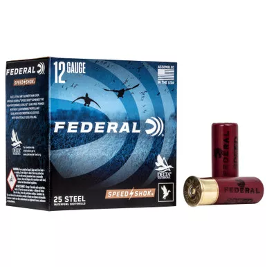 Federal Federal Speed-Shok 12 Gauge 2.75-inch #4 Shotshell, 25 Rounds