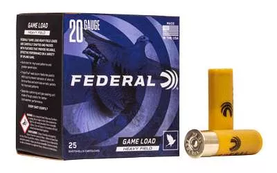 FEDERAL GAMESHOK 20 GAUGE 2.75″7.5 SHOT 25 ROUND BOX