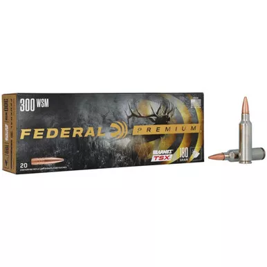 Federal Premium 300 WSM 180gr TSX P300WSMF