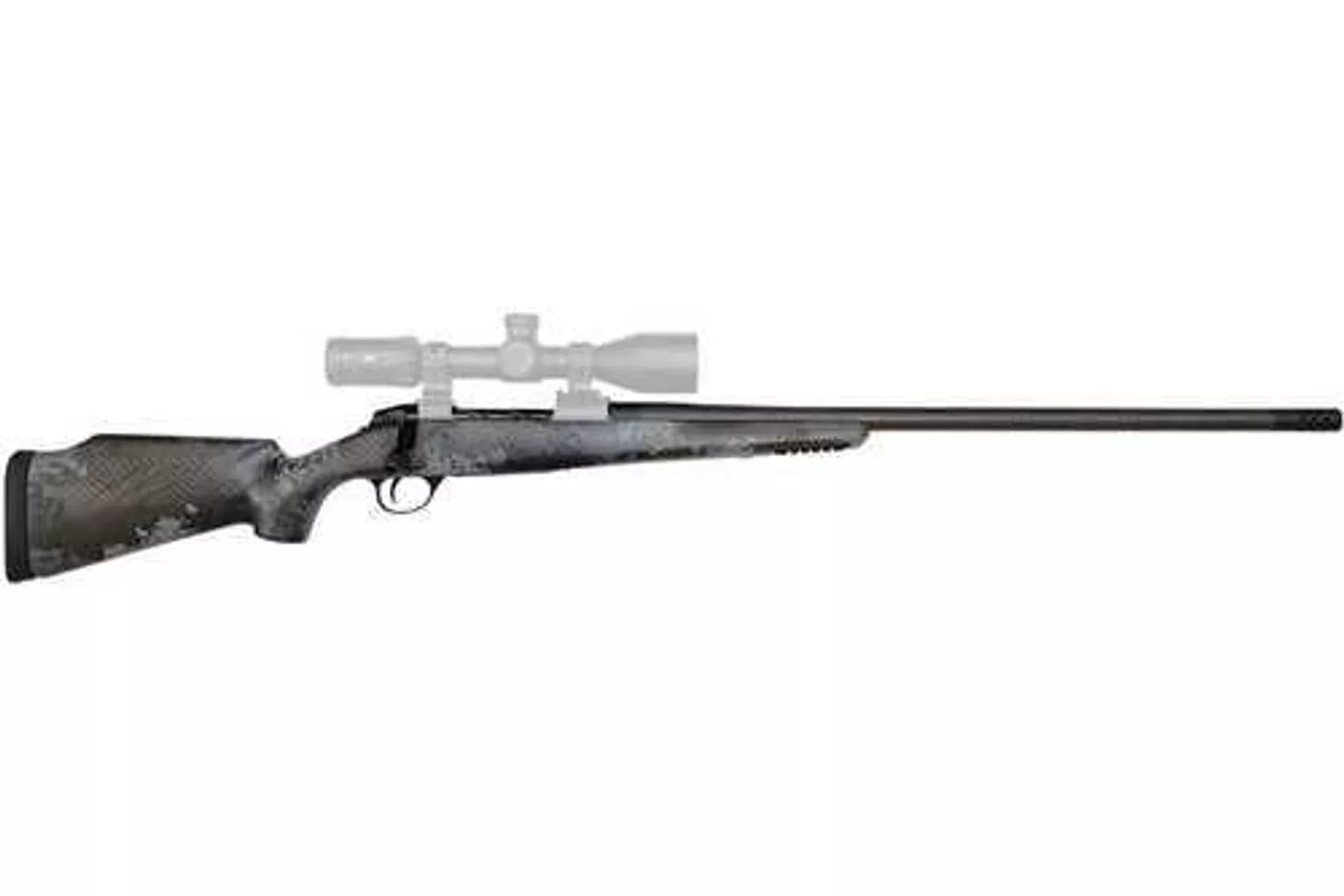 Fierce Firearms Carbon Rage 6.5 PRC Rifle 24" barrel 3 rd capacity Tungsten Cerakote Camo Fiber finish