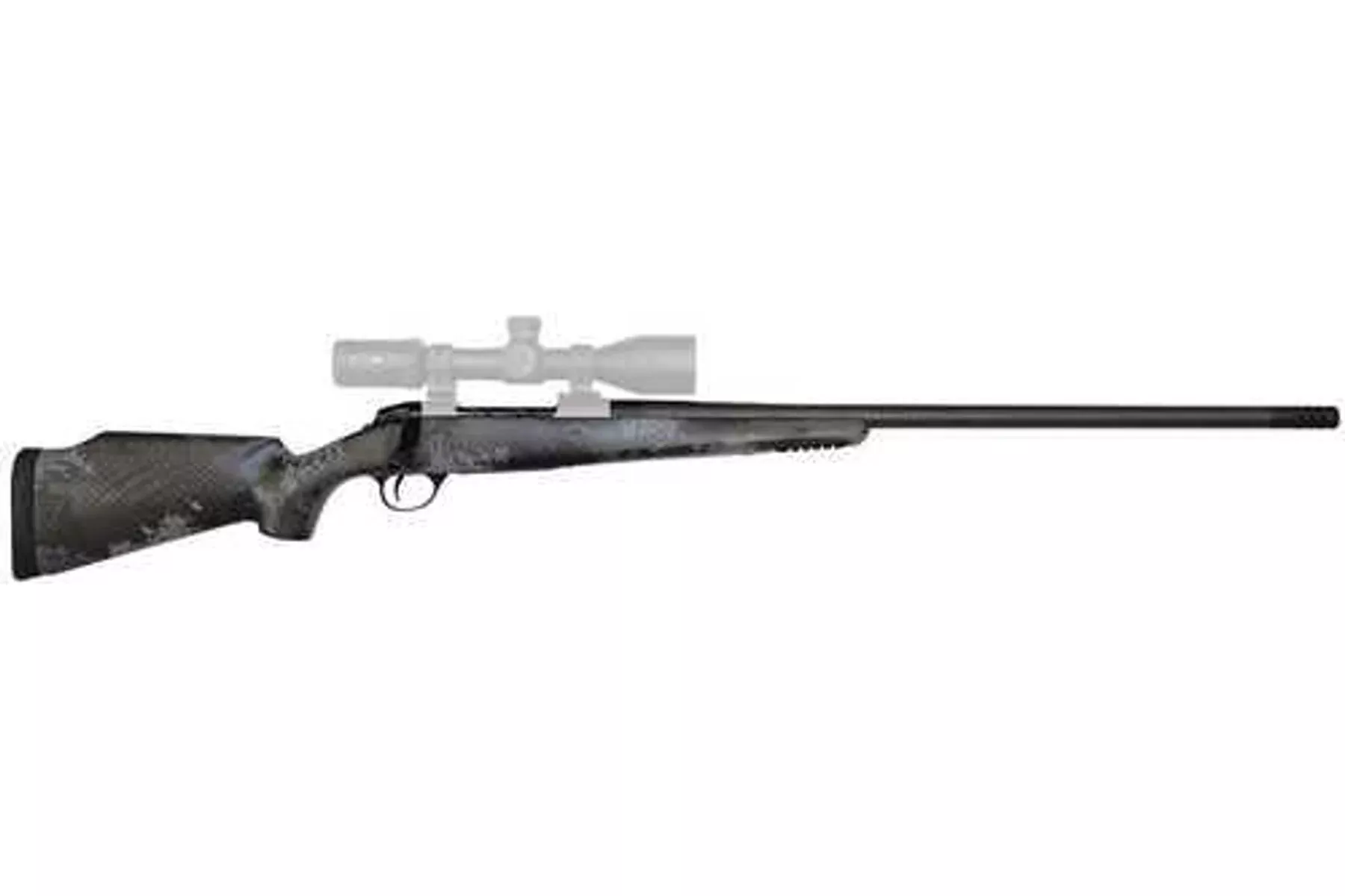 Fierce Firearms CT Rage 280 Ackley Improved 24 in barrel, 3 rd capacity, blackout camo carbon fiber finish