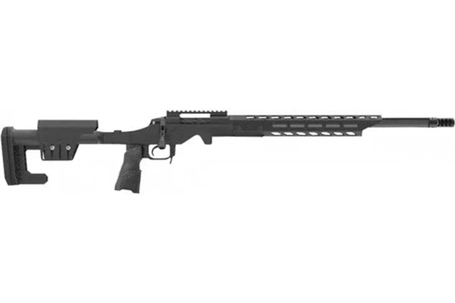 Fierce Firearms Mountain Reaper 7mm Remington Magnum bolt action rifle, 22 in barrel, 3 rd capacity, black, carbon fiber finish