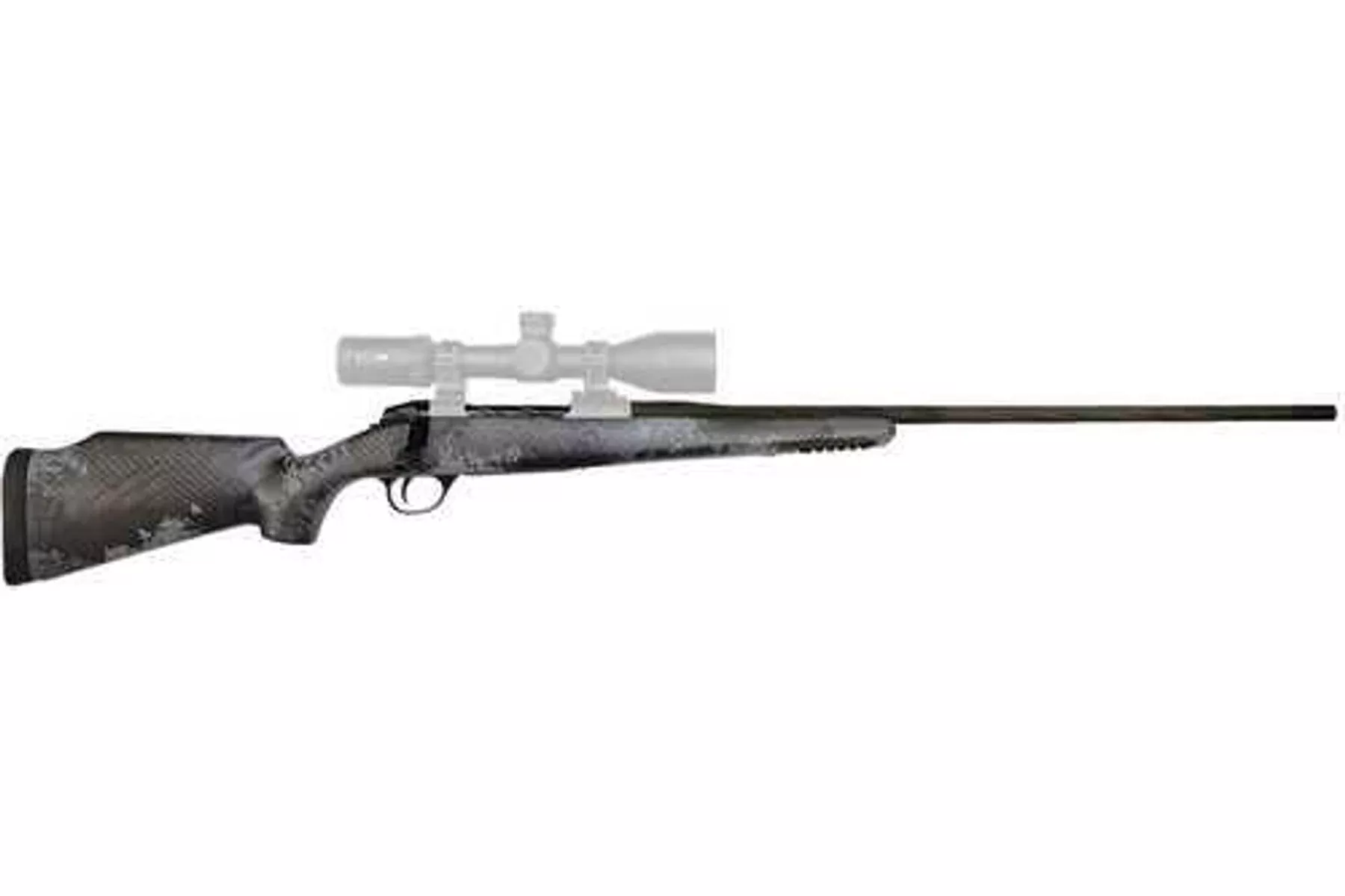 Fierce Firearms Twisted Rage 280 Ackley Improved Caliber with 3+1 Capacity 24" Barrel Urban Camo Carbon Fiber finish