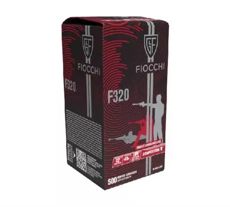 Fiocchi 22LR 40gr Competition F320 Lead Round Nose 1050fps