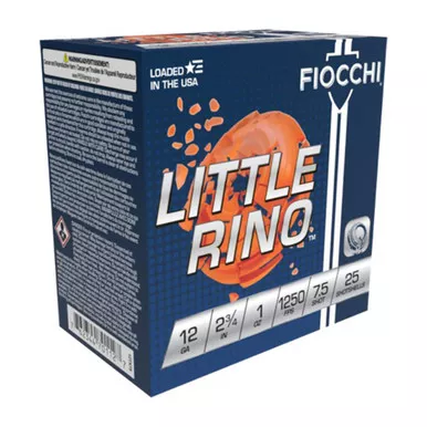 Fiocchi Exacta 12ga 2 3/4" 1oz #7.5 Shot Little Rhino 12TX75