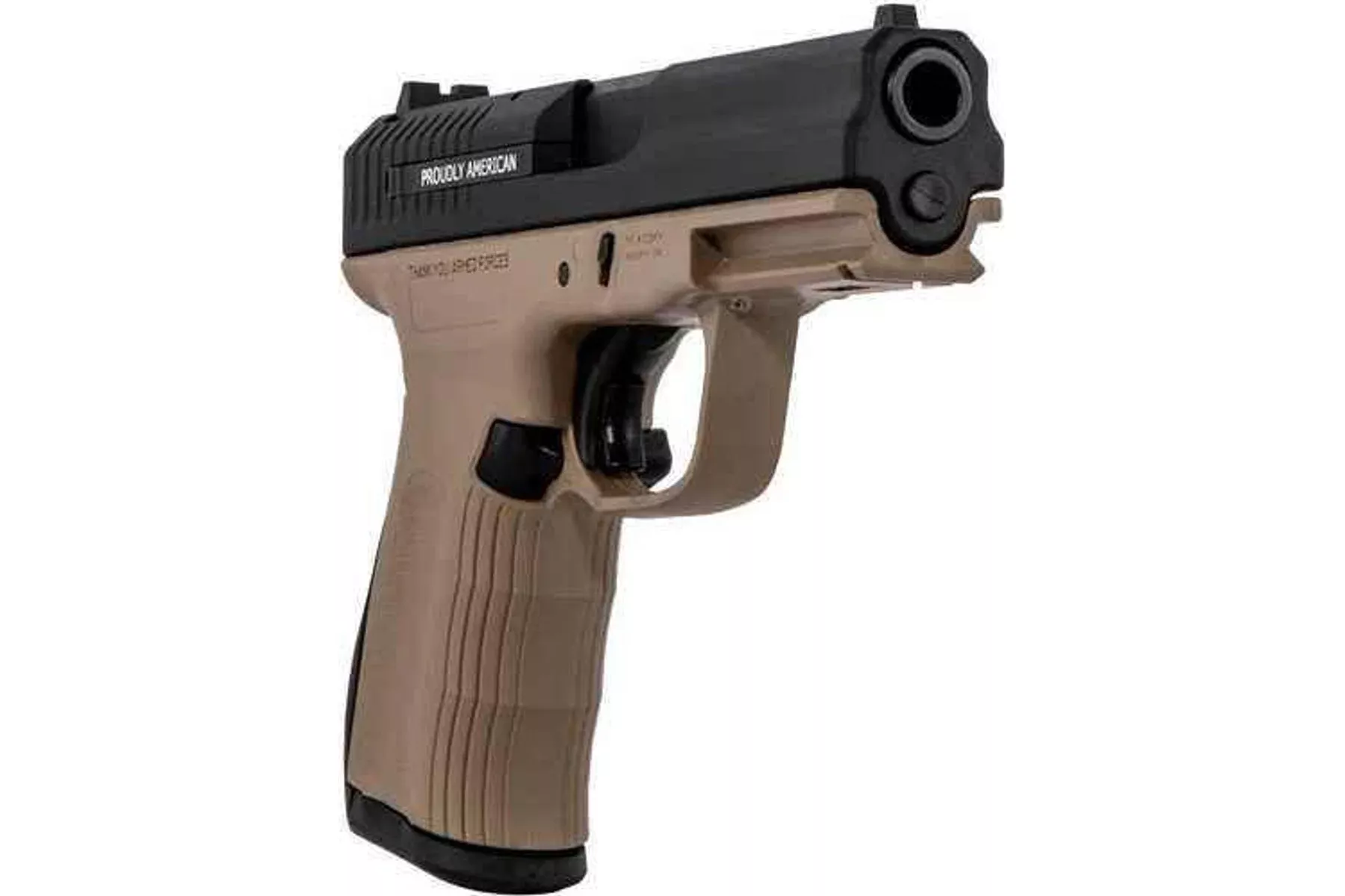 FMK Firearms 9C1 G2 Semi-Auto Pistol 9mm Luger 4" Barrel 1-14Rd Mag Black Interchangeable Backstrap Burnt Bronze Polymer Finish