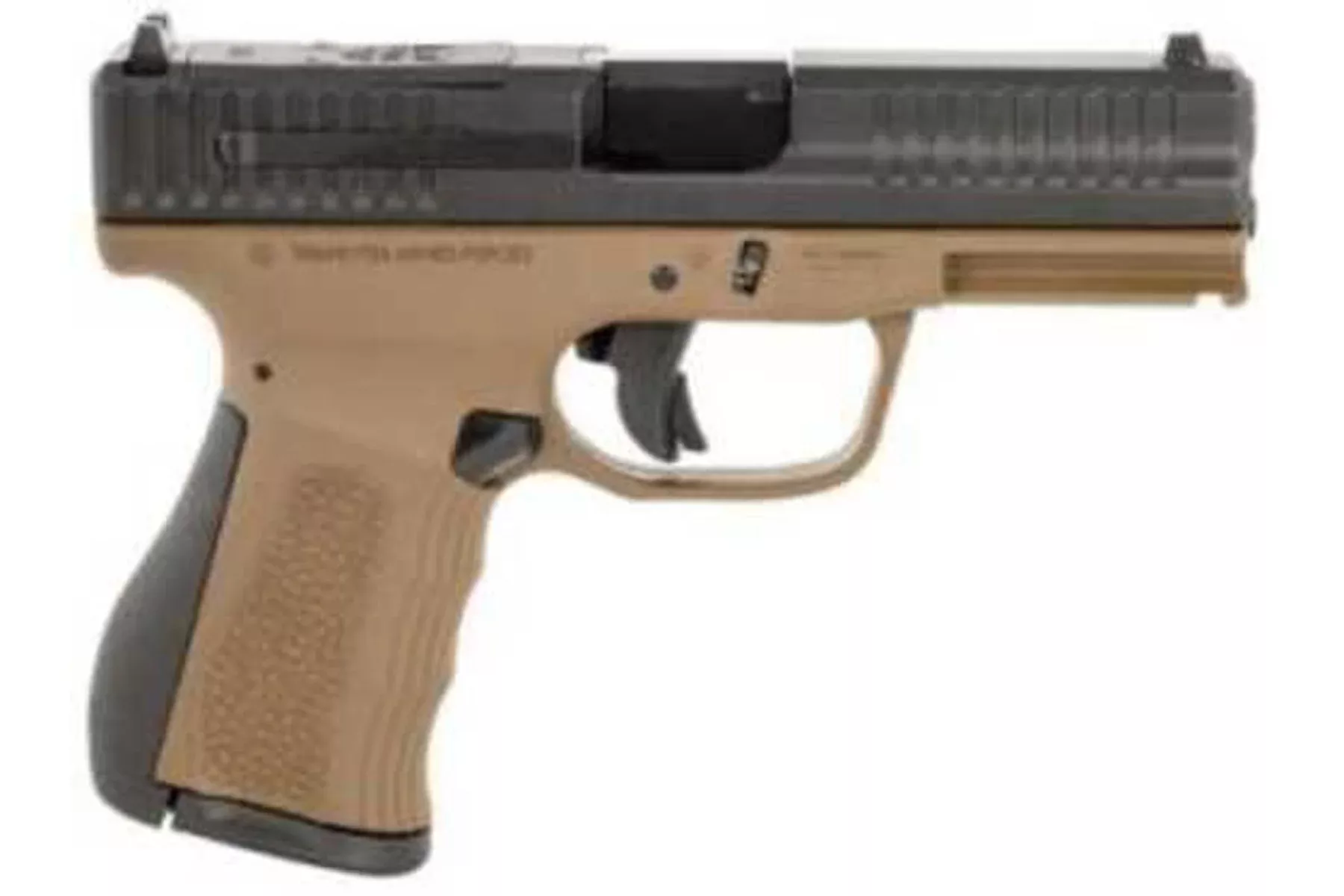 FMK MACH 9 9MM pistol, 4 in barrel, 10 rd capacity, burnt bronze, polymer finish