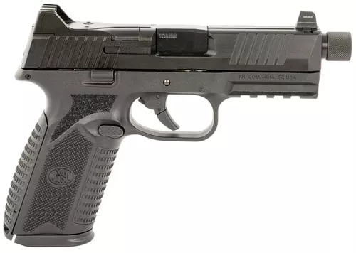 FN 510 Tactical Handgun 10mm 10rd Magazines (2) 4.71″ Threaded Barrel Black NMS Night Sights