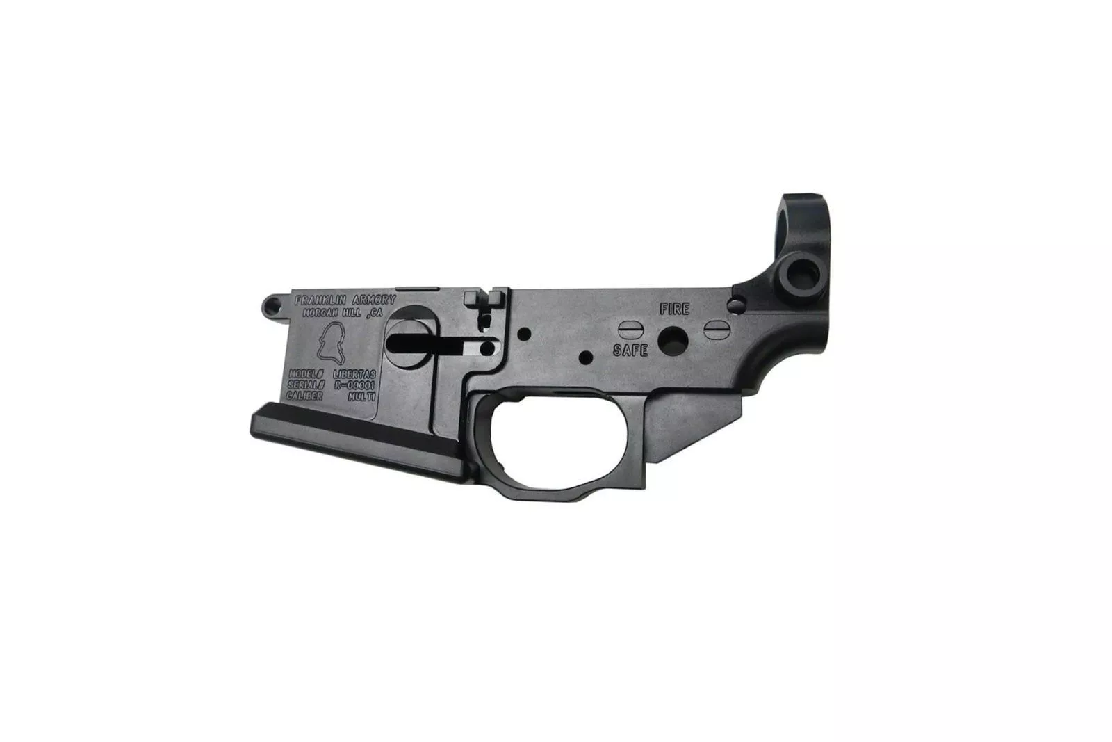 Franklin Armory Libertas Stripped Billet Lower Receiver – 2022-BLK