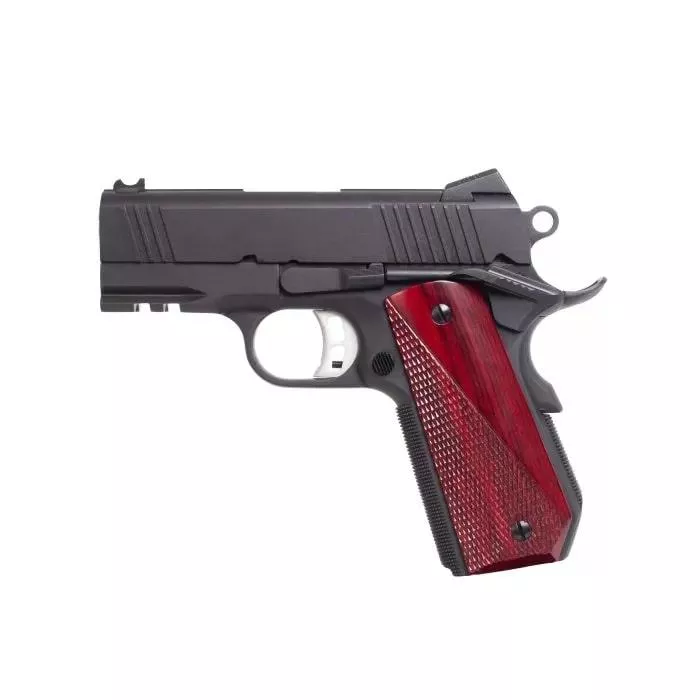 Fusion Firearms Ncom D Handgun 9mm Luger 10rd Magazine 3.25″ Barrel Wood Grips w/Rail