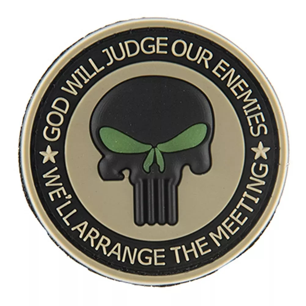 G-FORCE Punished Enemies Glow-in-the-Dark Hook & Loop Tactical PVC Patch