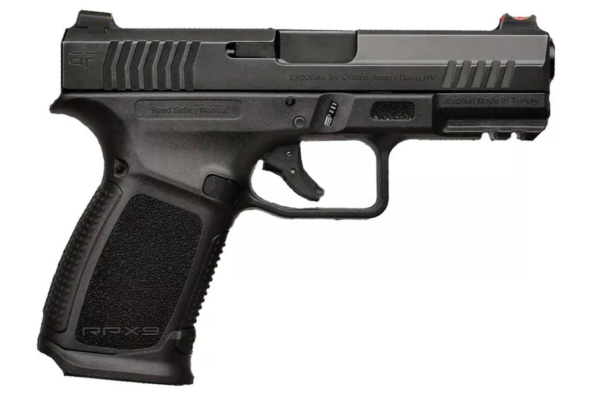 G-Force RPX9 Exodus 9mm 4.02″ 15rd Semi-Auto Pistol – Black – GFRPX9