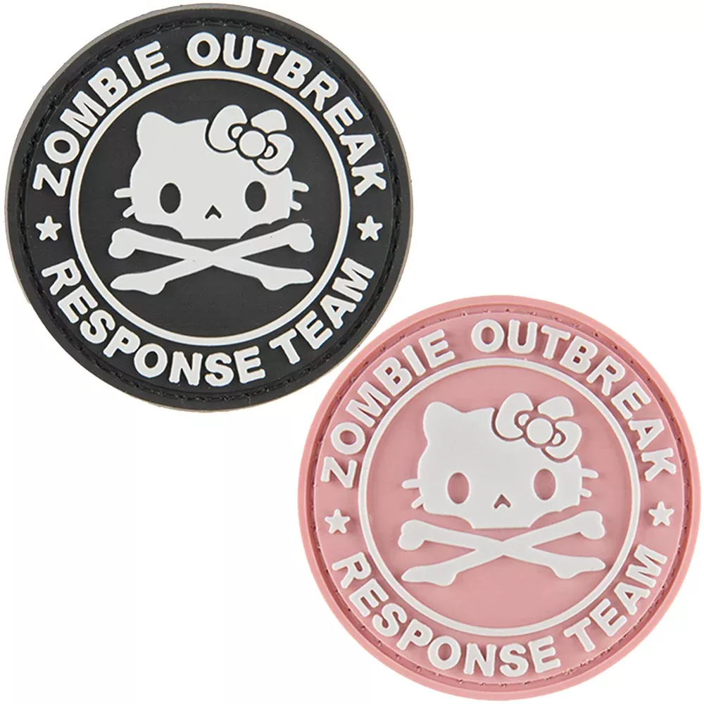 G-FORCE Zombie Outbreak Response Team Kitty Hook &Loop PVC Morale Patch