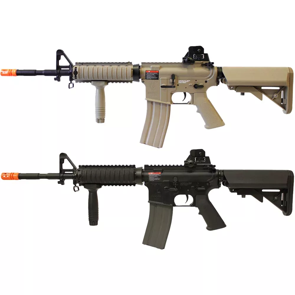 G&G Full Metal Top Tech TR16 R4 Commando Blowback AEG Airsoft Rifle