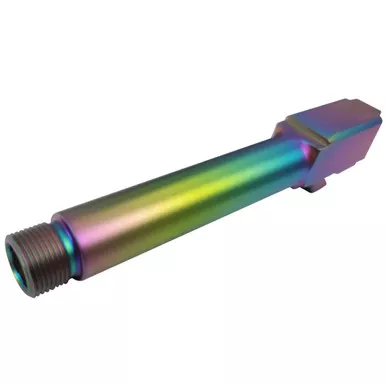 G19-BART-R – GLOCK G19 GEN 1-5 THREADED CHAMELEON (RAINBOW) MATCH BARREL