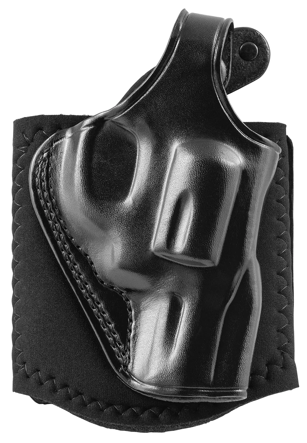 Galco AG286RB Ankle GloveSize Fits Ankles up to 13″ Black Leather Hook & Loop Compatible w/Glock 26/27Gen3-5/Glock 33 Right Hand