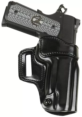 Galco AV212B AvengerOWB Black Leather Belt Slide Fits 5" 1911