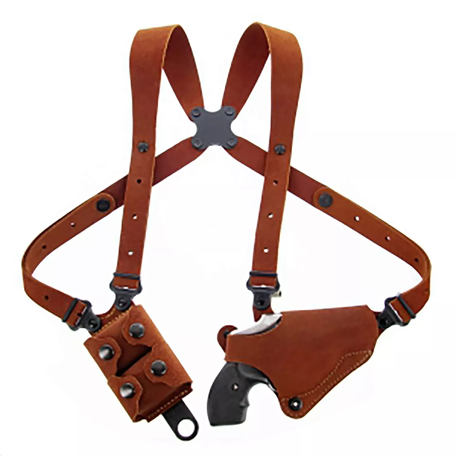 Galco CL2160 Classic Lite 2.0 Shoulder System Size Fits Chest Up To 56″ Natural Leather Shoulder Fits S&W J Frame Fits Charter Arms Undercover Right Hand