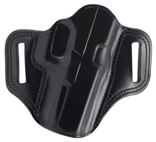 Galco CM228B Combat MasterOWB Black Leather Belt Slide Compatible w/Glock 20/21/37, Belt 1.75″ Wide Right Hand