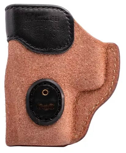 Galco S2800B Scout 3.0IWB Natural/Black Leather Compatible w/Glock 43/43X/SpringfieldHellcat UniClip/Stealth Clip Mount Ambidextrous
