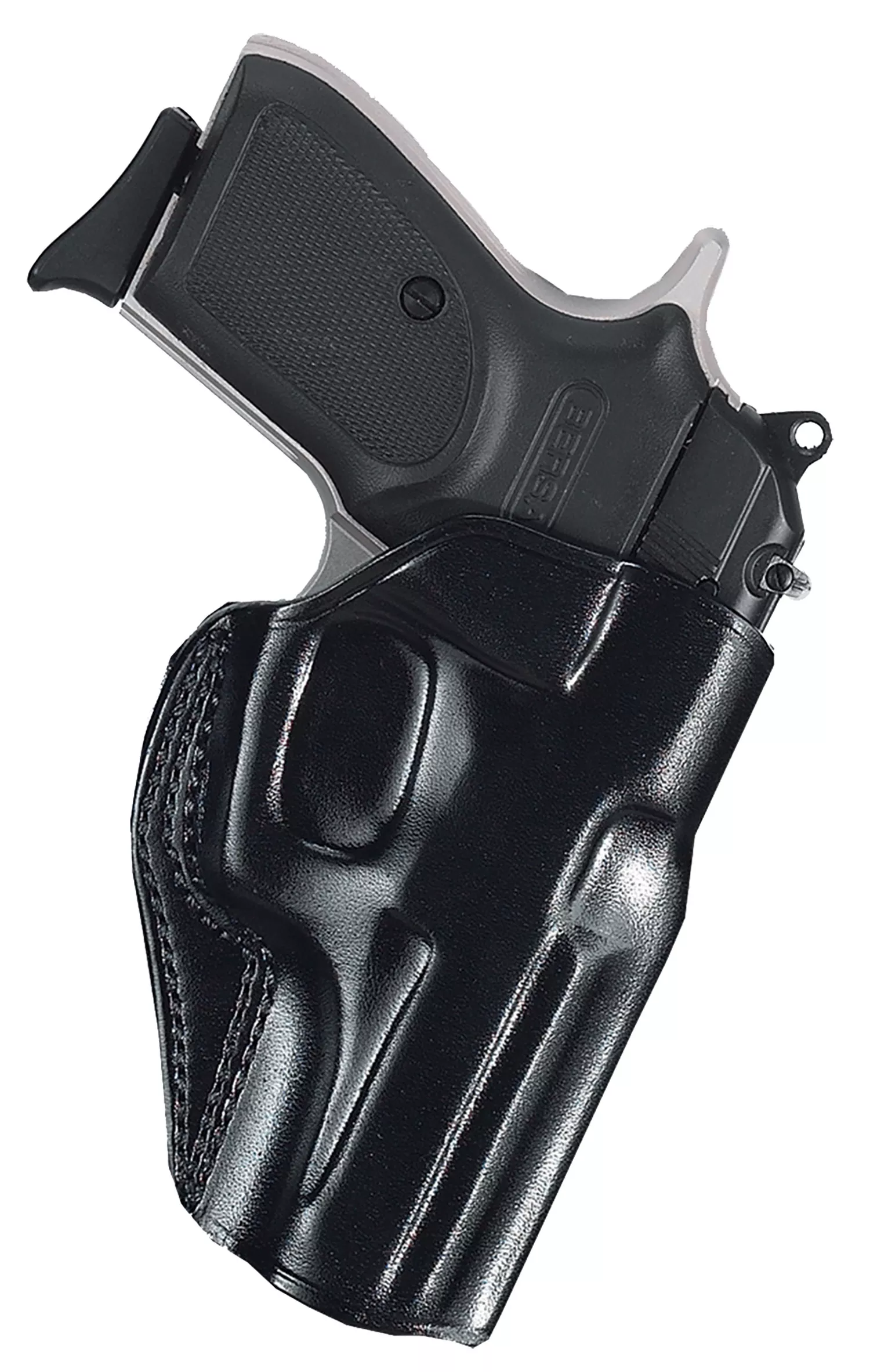 Galco SG652B StingerOWB Black Leather Belt Loop Fits S&W M&P Shield Fits S&W M&P Shield Plus Fits S&W M&P Shield 2.0 Right Hand