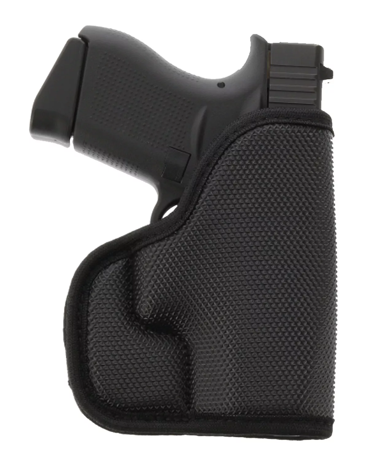 Galco SOU800B StukOn-UBlack Gripper Shell Compatible w/ Glock 43/Sig P365/SpringfieldHellcat Pocket Mount Ambidextrous