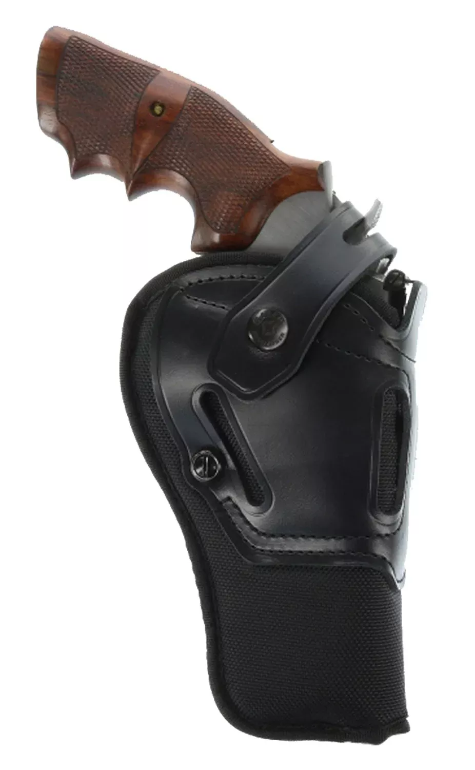 Galco SR63B SwitchbackOWB Black Leather Belt Slide Fits Ruger Alaskan/S&W N Frame Fits 1-1.50" Barrel Fits 2.50" Barrel Ambidextrous