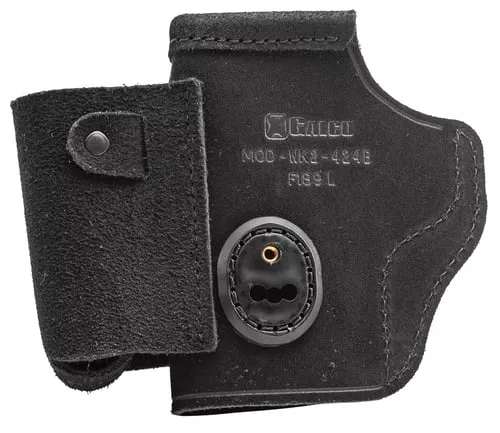 Galco WK2424B WalkAbout 2.0IWB Black Leather UniClip/Stealth Clip Fits 1911 Fits 3" Barrel Ambidextrous