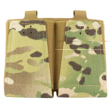GBRS Group Double Rifle, Magazine Pouch, MultiCam, Fits (2) Rifle Magazines GEAR-DRMP-5.56-BR-MC