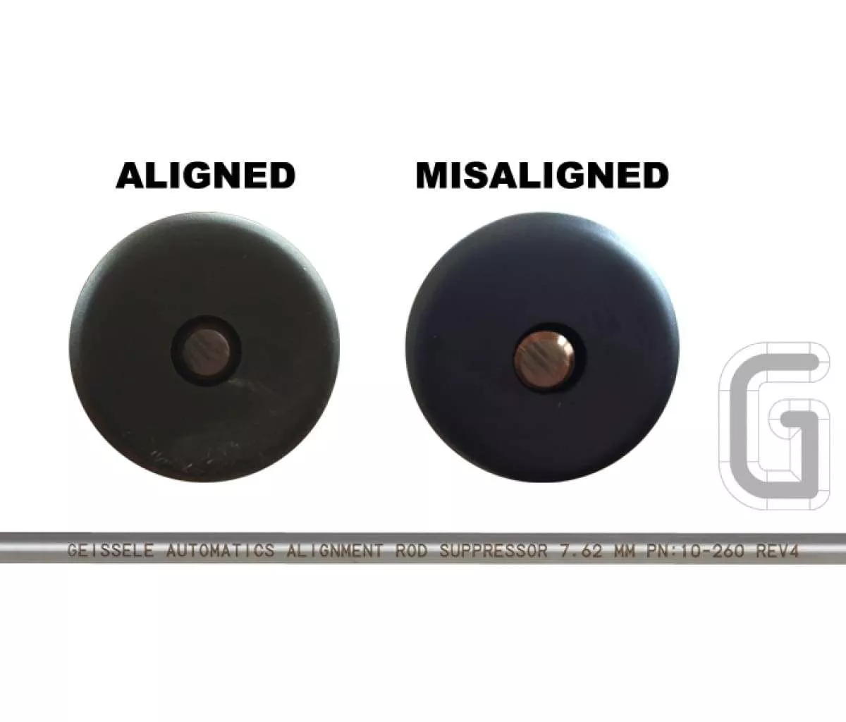 Geissele 17″ 7.62 Suppressor Alignment Gage (SAR) – 10-260-F