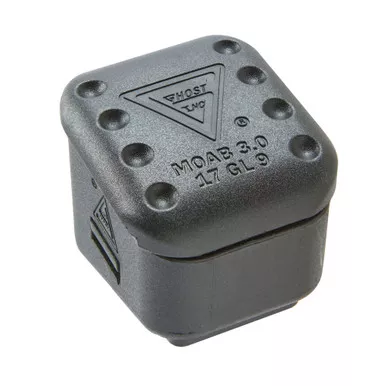 Ghost Inc. Mother of All Baseplates, Mag Extension, +6 Rounds, Fits Magpul PMAG 17, Matte Finish, Black GHOPM17-6MOAB-BLK