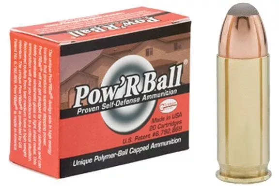 Glaser Pow’RBall Handgun Ammunition.38 Super 100 gr JHP 1525 fps 20/box