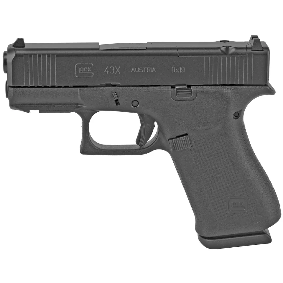 GLOCK 43X 9mm 10-Round MOS FS Black