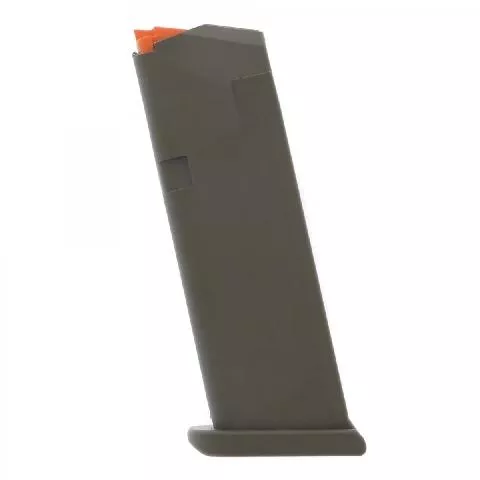 Glock Handgun Magazine G19 OD (Floor Plate OD – Orange Follower) 15/rd