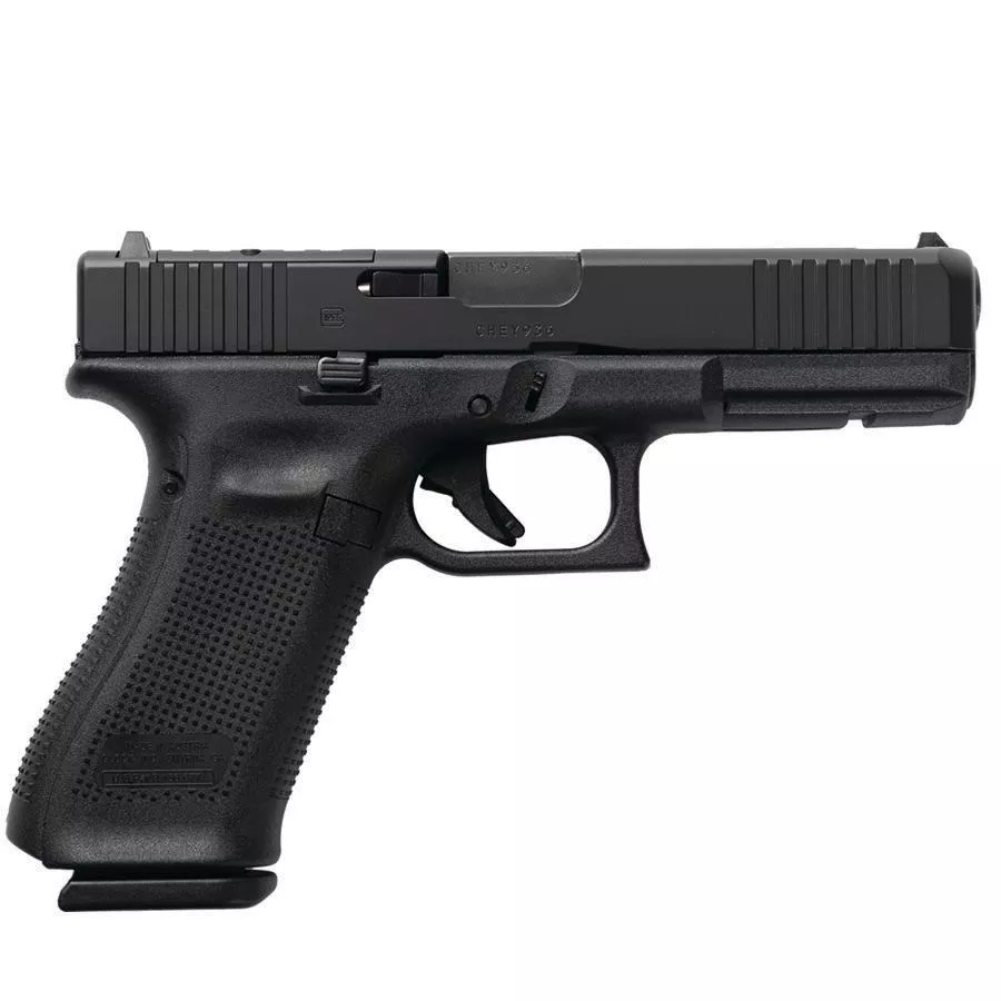 Glock V-Series Model 17 Handgun 9mm Luger 17rd Magazines (3) 4.5″ Barrel RMR Black Cerakote Austria