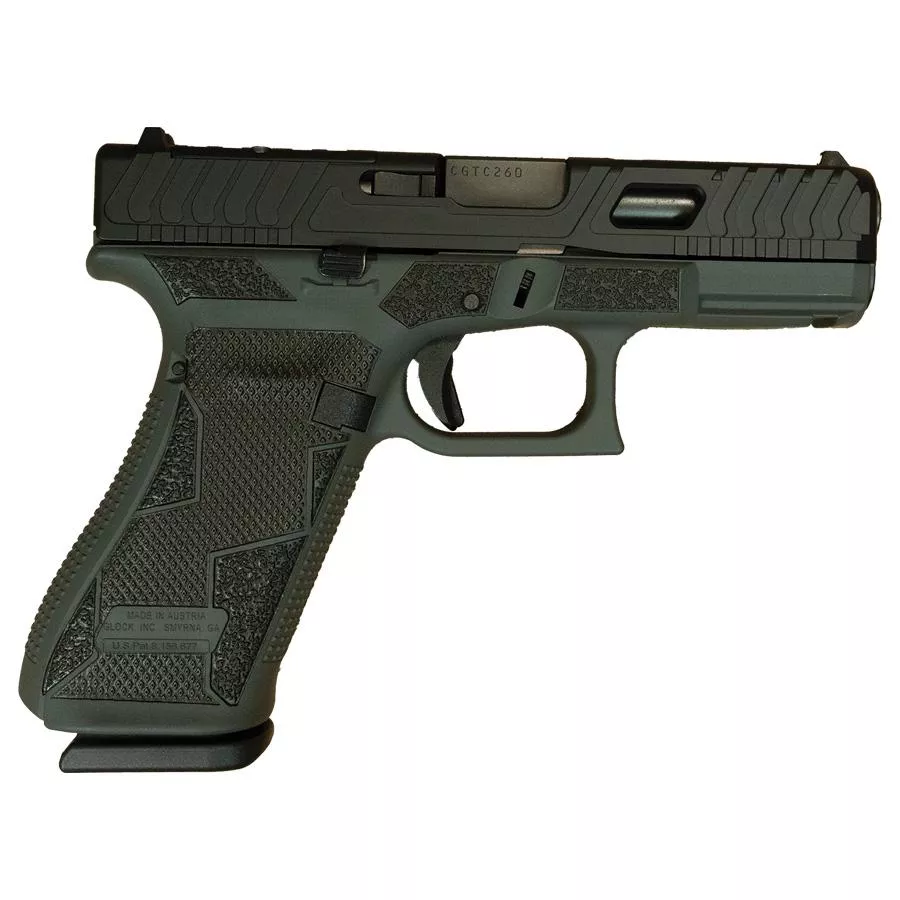Glock V-Series Model 45 Handgun 9mm Luger 17rd Magazines (3) 3.7″ Barrel Kavorka Cerakote Grey Austria
