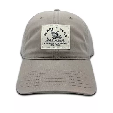 Gordy & Sons 6 Panel Brushed Cotton Hat | Field & Fly