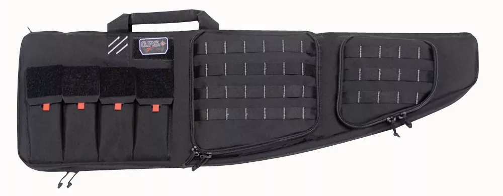 GPS Bags T42ARB Tactical AR Case 42″ Black 1000D Nylon with MAG & Storage Pockets, Lockable Zippers, External Handgun Pocket & Visual ID Storage System