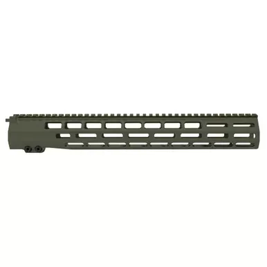 Grey Ghost Precision Handguard, MLOK, 15", Anodized Finish, Olive Drab Green, Fits AR-15 GGP55615HGOD