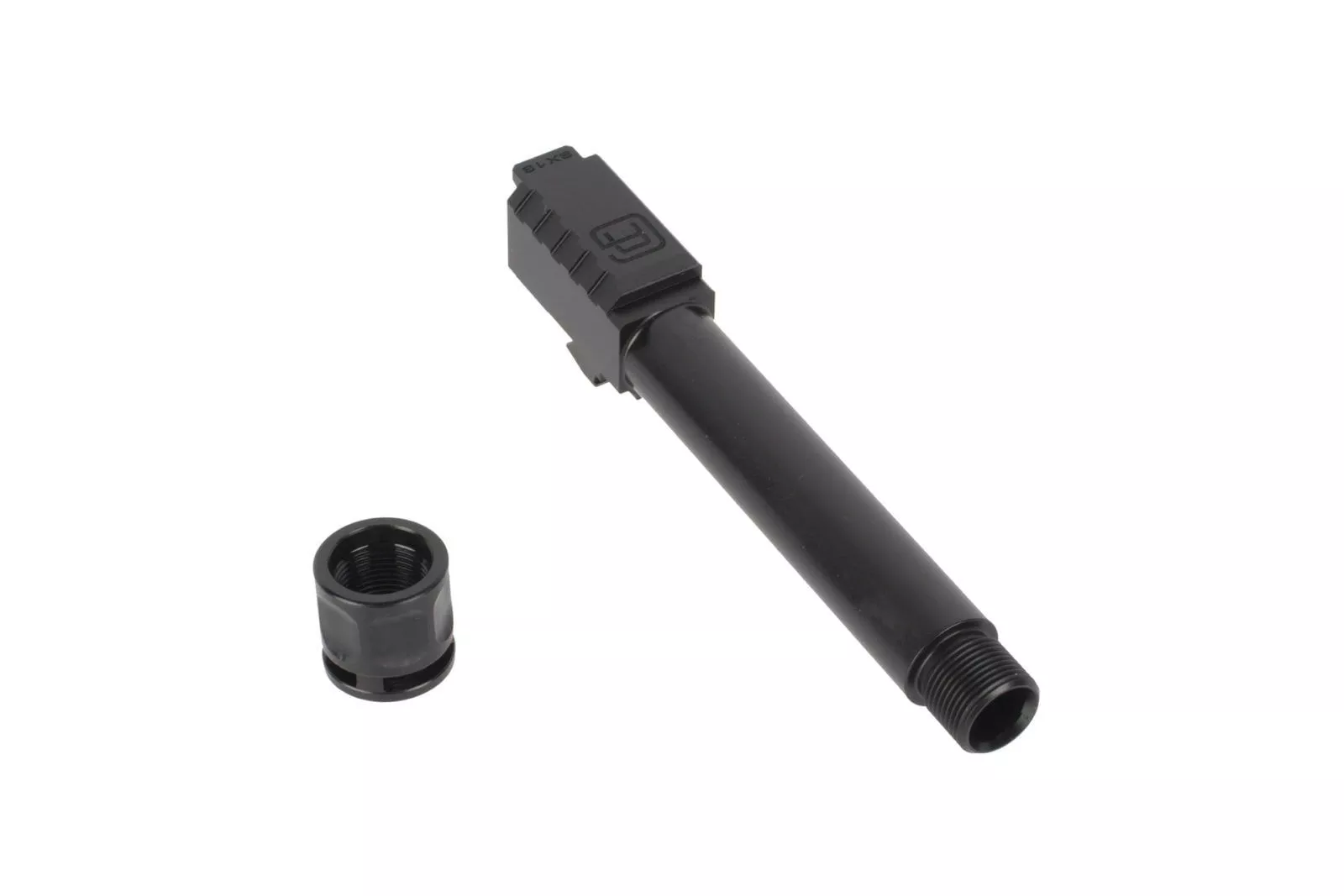 Griffin Armament for Glock Gen3/4 G19 Advanced Threaded Match Barrel with Micro Carry Comp 1:10 Twist – GAG19G4TB