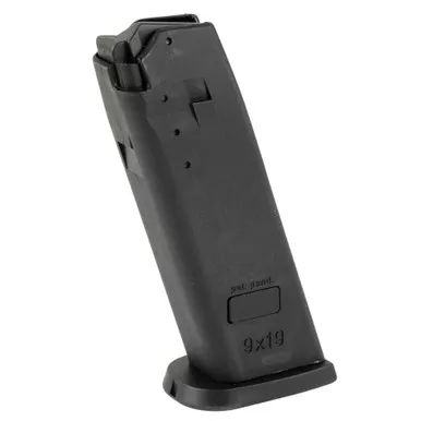 Heckler & Koch Magazine, 9MM, 10 Rounds, Fits USP, Black, Red Follower 50248611