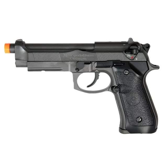 HFC Full Metal M9 Tactical Full Auto GBB Airsoft Pistol w/ Case