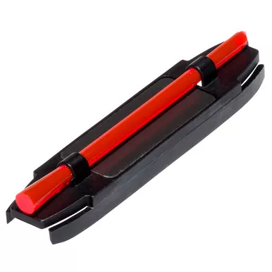Hi-Viz Wide Magnetic Shotgun Sight. Fits shotguns with ribs from .328" to .437" (21/64" to 7/16") (8.3mm to 11.1mm). Features one Red, non-replaceable LitePipe. S400-R